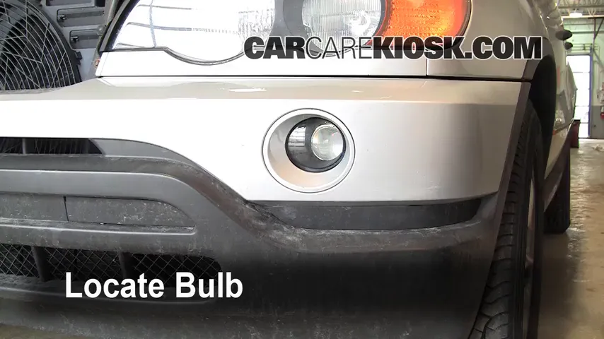 2001 BMW X5 3.0i 3.0L 6 Cyl. Lights Fog Light (replace bulb)